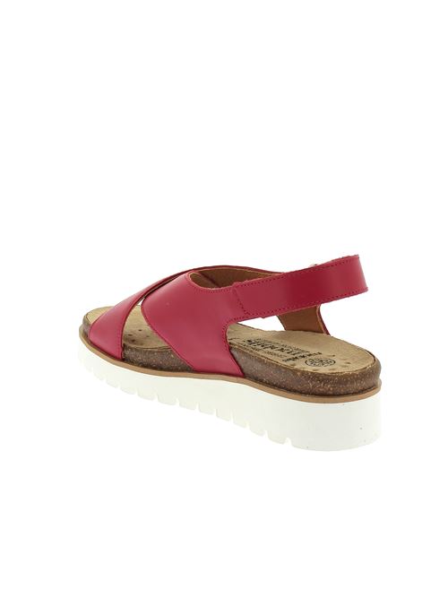Tally sandalo da donna in pelle rossa MOBILS ERGONOMIC | TALLY7841
